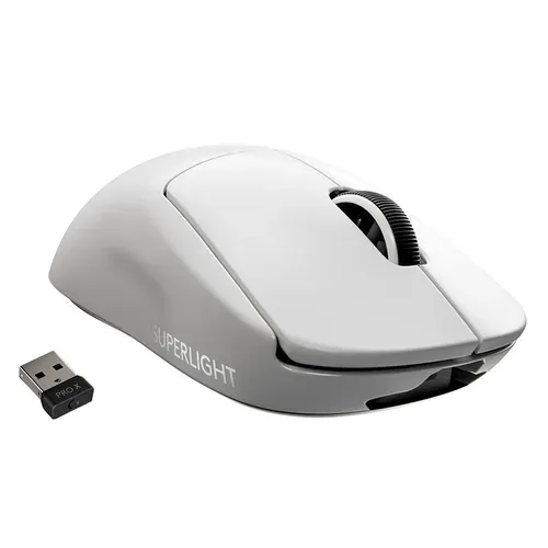 [A Vista] Mouse Sem Fio Gamer Logitech G Pro X Superlight, Lightspeed, 25000 Dpi, 5 Botes, Branco - 910-005941
